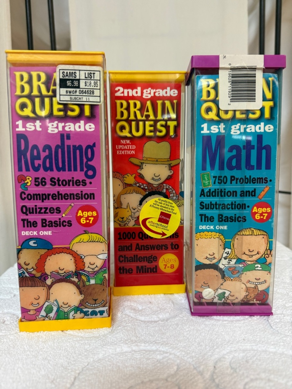 Brain Quest Kids Learning Decks - 1st Grade Reading & Math, 2nd Grade